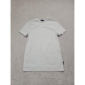 Sonneti London Shirt Mens XS Light Gray Short Sleeve